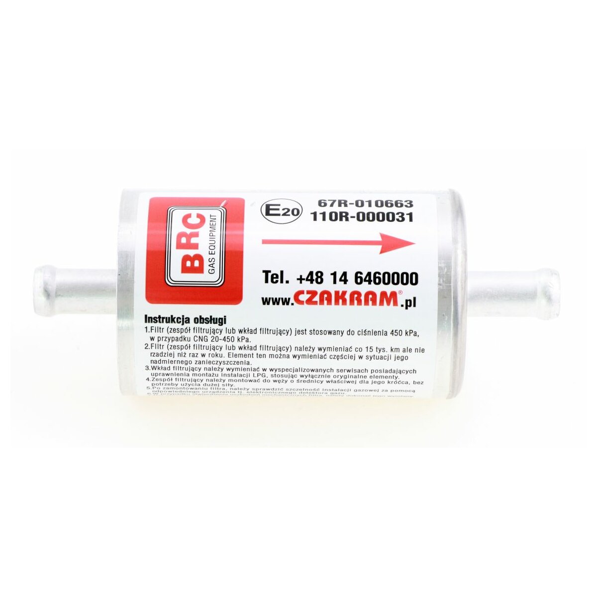 BRC Originalfilter Gasphase 10mm - lpgparts24.de