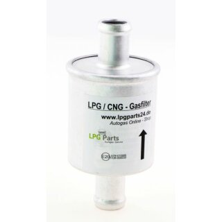 Leitungsfilter 16 mm - 16 mm Gasphase