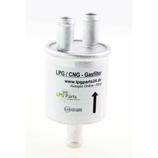 Leitungsfilter 1 X 12 mm - 2 X 12 mm Gasphase