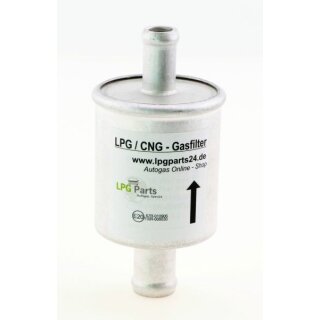 Leitungsfilter 16 mm - 12 mm Gasphase
