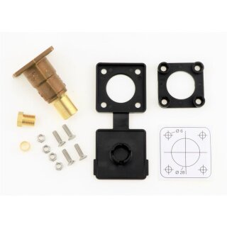 HK Flach Füllventil 0 ° (8mm Kupferleitung)