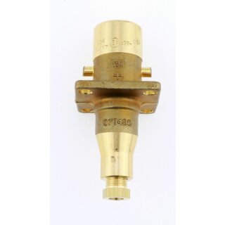 HK Flach Stutzen Bajonett 0 ° (8mm Kupferleitung)