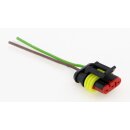 AMP - Super Seal Stecker - 3 polig - mit Kabel