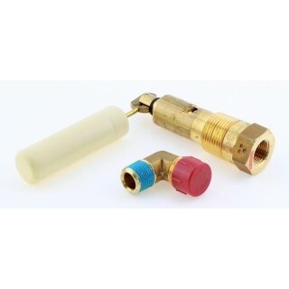 80 % Füllstopventil mit 90° Winkel tor. h. 300-350  x 52°