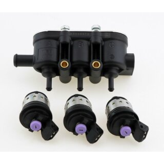 Landirenzo MED Einspritzleiste ohne Sensorstutzen - 3 Zylinder violett