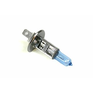 Halogen Birne H1 12V 55W (20% mehr Licht) - blau