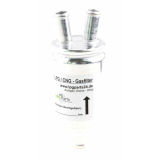 Leitungsfilter 1 X 14 mm - 2 X 11 mm Gasphase