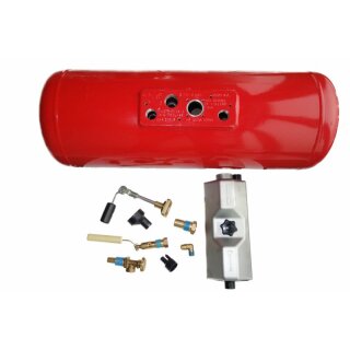 Brenngastank 230 x 1004 (105°) - 38 Liter