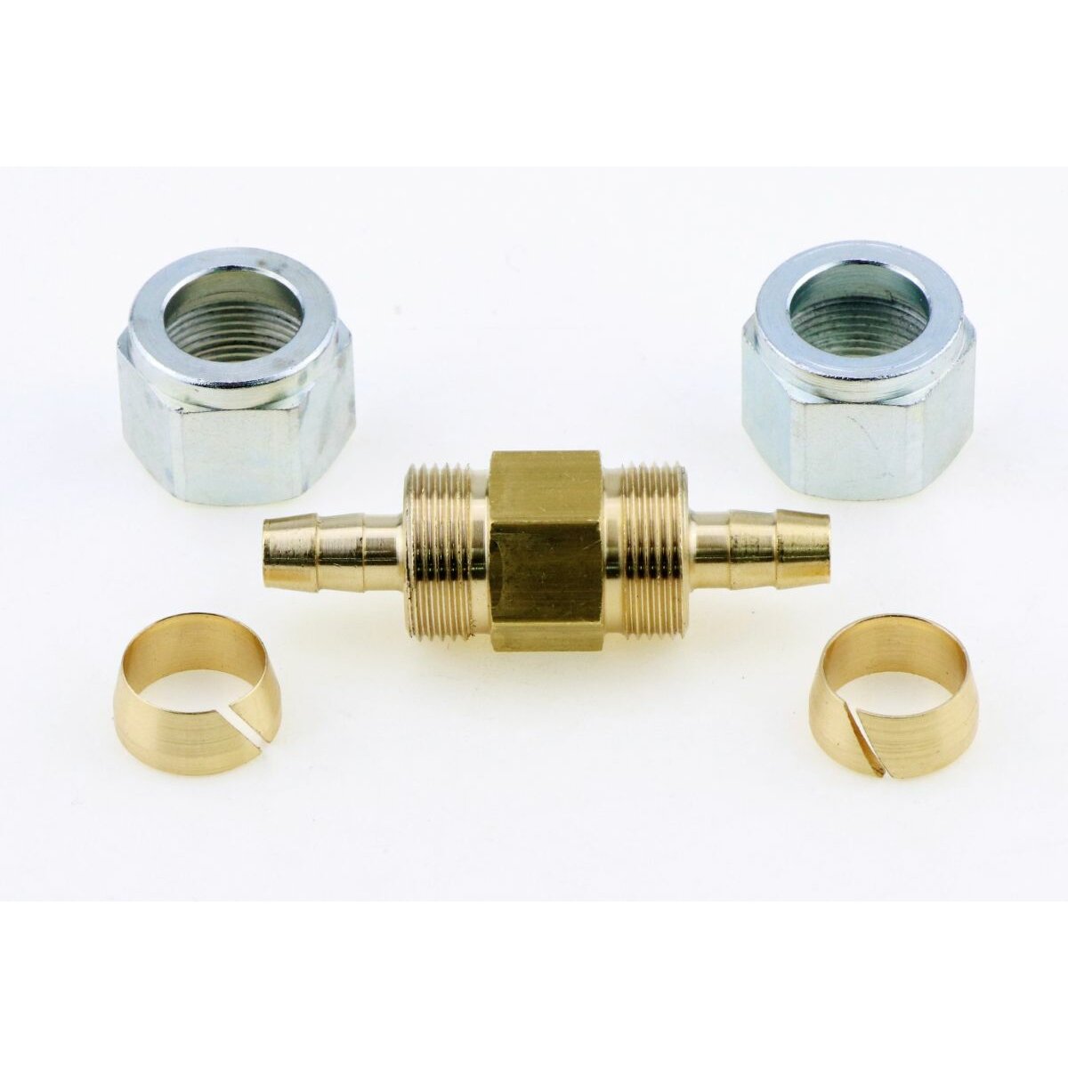 Faro Verbinder 8mm - 8mm Flex Leitung (Verbinder, 2x Schneidring, 2x