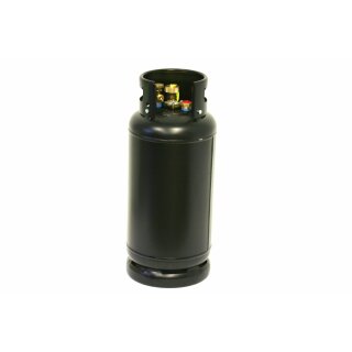 CAMPKO Tankflasche 30L mit 80% Füllstop Gasflasche Adapter Set LPG