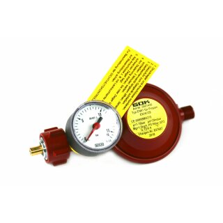 GOK Niederdruckregler 1,5kg/h 29 / 30 mbar inkl. Manometer