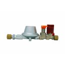GOK Regleranlage 50 mbar EN61- 1kg/h RVS 8 mm x UV/SKU X RVS 8 mm