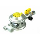 GOK Niederdruckregler 30mbar 1,5kg/h 90° RVS 10mm inkl. Prüfventil
