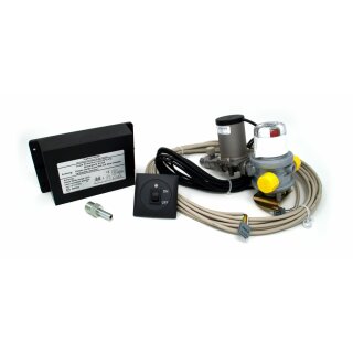 2-Flaschen Anlage 30 mbar 1,5 kg/h inkl. Crash Sensor (Gasnutzung während der Fahrt)
