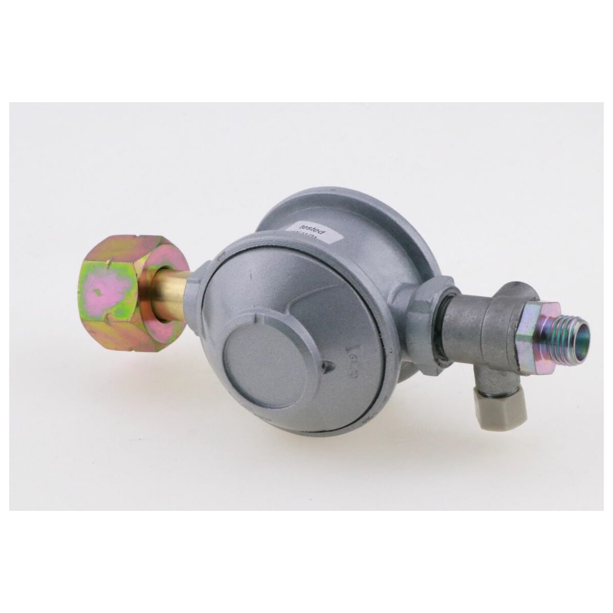 Cavagna Niederdruckregler 25-50mbar 11 stufig verstellbar Gasregler für Heizstrahler, Kocher, Terassenstrahler, Gasgrill