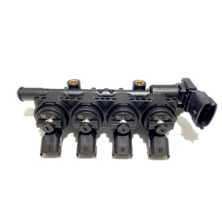 Landirenzo Rail GIRS12 4 Zylinder M (schwarz) mit Sensor 3,5 bar