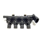 Landirenzo Rail GIRS12 4 Zylinder M (schwarz) mit Sensor 3,5 bar